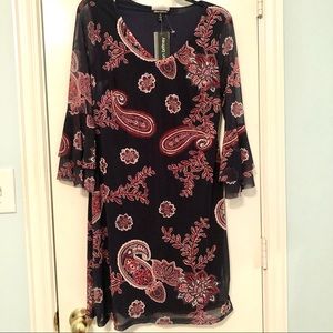 New! Fun Paisley Printed Dress